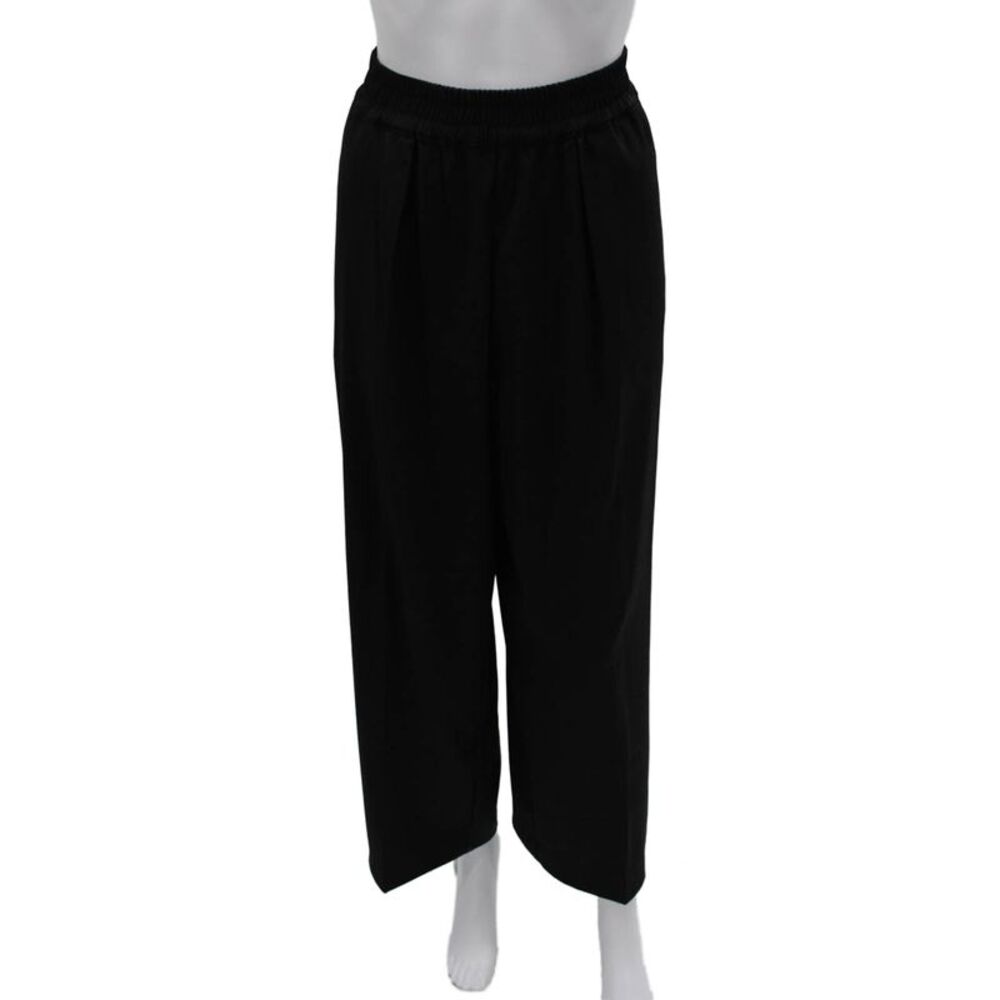 Samsoe & Samsoe Women Black Polyester Solid Pants Size M
